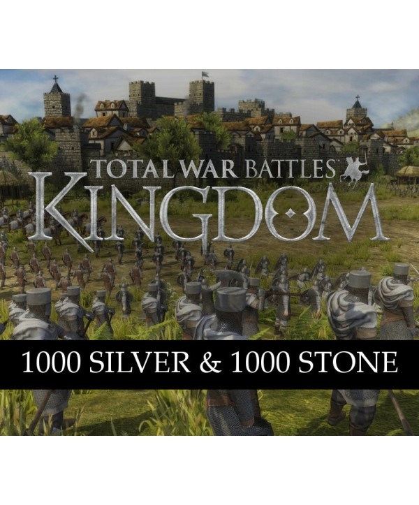 Total War Battles: KINGDOM – 1000 Silver & 1000 Stone Steam Key GLOBAL